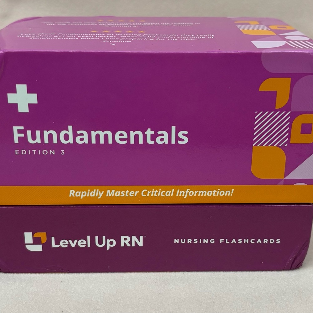 Level Up RN Fundamentals Edition 3 Nursing Flashcards